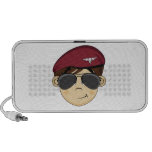 Cute British Red Beret Speakers