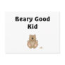 Cute Brown Bear Beary Good Kid Postcards