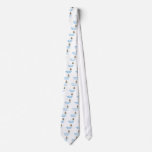 Cute Brown Bear Blue Bib Baby's First Birthday Tie