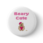 Cute Brown Bear Pink Sailor Hat Beary Cute
