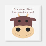 Cute brown cow magnets magnets