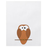 Cute Brown Owl Flyer Design