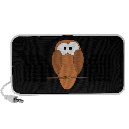 Cute Brown Owl, iPhone Speaker