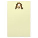 Cute Brown Shaggy Dog. Stationery Design