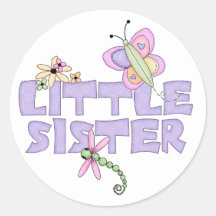Cute Bugs Little Sister Sticker