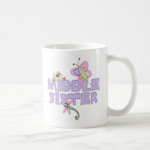 Cute Bugs Middle Sister Coffee Mugs