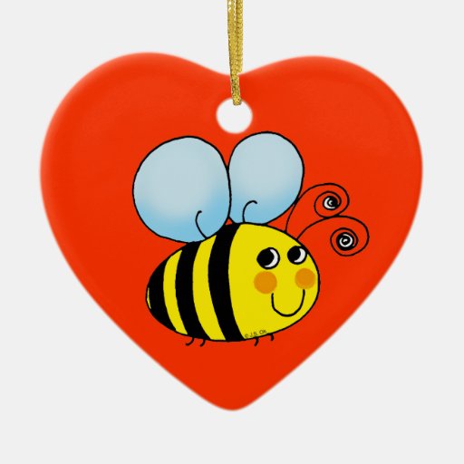 Cute bumblebee ornament