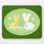 Cute Bunnies Mouse Pad