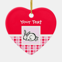 Cute Bunny Christmas Ornament