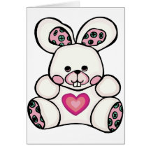 Cute Bunny Greeting Cards