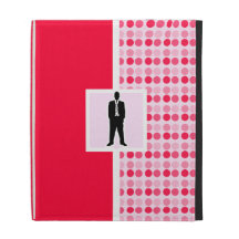 Cute Business Suit iPad Folio Cover