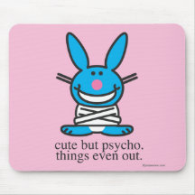 Cute but Psycho Mousepads