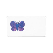 Cute Butterfly. Custom Address Label