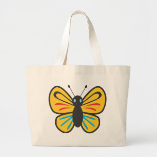 Cute Butterfly Monarch Cartoon Canvas Bag