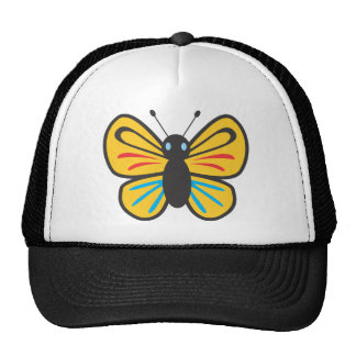 Cute Butterfly Monarch Cartoon Mesh Hat