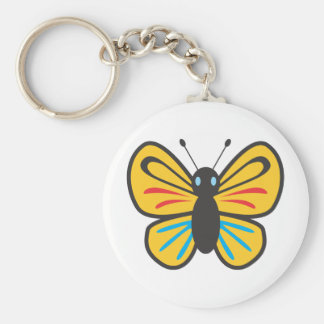 Cute Butterfly Monarch Cartoon Keychains
