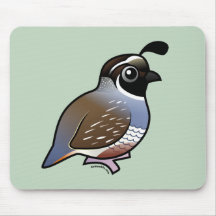 Cute California Quail Mousepads