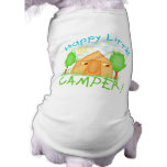 Cute Camping Puppy Dog Tee