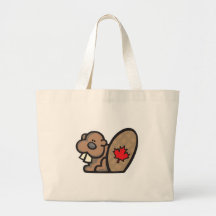 cute canadian beaver bags