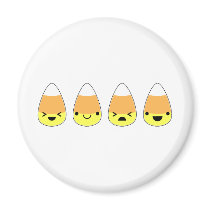 Cute Candy Corn for Halloween! Refrigerator Magnet