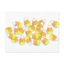 Cute Candy Corn for Halloween! Postcard
