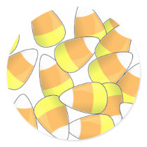 Cute Candy Corn for Halloween! Sticker
