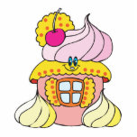 cute candy pastry gingerbread house cut out