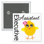 Cute Career Chick Executive Assistant Pin