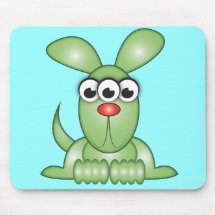 Cute Cartoon Alien Dog Mousepad