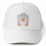 Cute Cartoon Angel Pig Hat