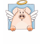 Cute Cartoon Angel Pig t-shirts