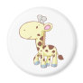 Cute Cartoon Baby Giraffe Shirts Fridge Magnets