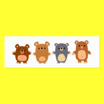 Cute cartoon Bears 1 bookmark (profile card) business cards