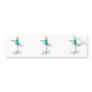 cute cartoon blonde girl figure skating bumper stickers