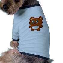 Cute Cartoon Blue Eyed Teddy Bear Pet Clothes