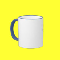 Cute Cartoon Bull Terrier and Kitten Mug