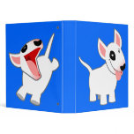 Cute Cartoon Bull Terriers Avery Binder