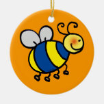 Cute cartoon bumble bee ornaments