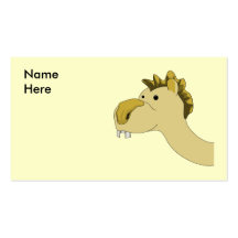 Cute Cartoon Camel Business Card Templates