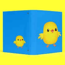 Cute Cartoon Chick :) Avery Binder
