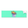 Cute Cartoon Clown Fish Bumper Stickers