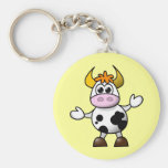 Cute Cartoon Cow Key Chains