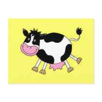Cute cartoon cow