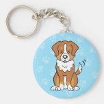 Cute Cartoon Dog Australian Shepherd Keychain