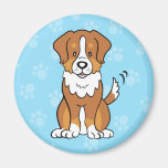 Cute Cartoon Dog Australian Shepherd Magnet