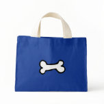 Cute Cartoon Dog Bone Tote Bag