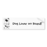 Cute Cartoon Dog Bumper Sticker