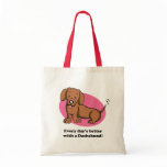 Cute Cartoon Dog Dachshund Bag