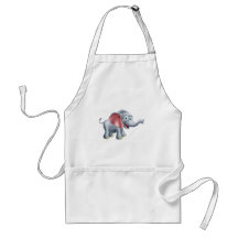 Cute Cartoon Elephant Apron