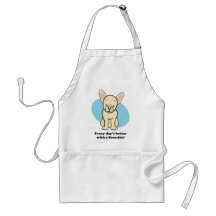 Cute Cartoon French Bulldog Apron